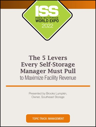 The 5 Levers Every Self-Storage Manager Must Pull to Maximize Facility Revenue